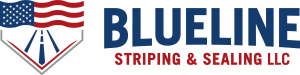 Blueline Striping & Sealing - Horizontal Logo